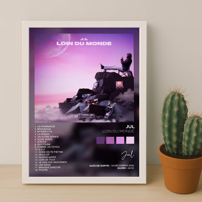 Poster Jul - Album Loin du monde