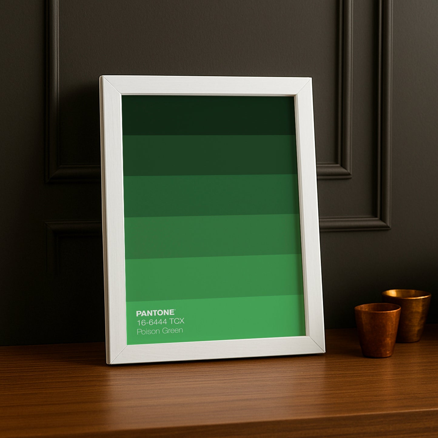 Cadre Photo Pantone Dégradé - Poison Green