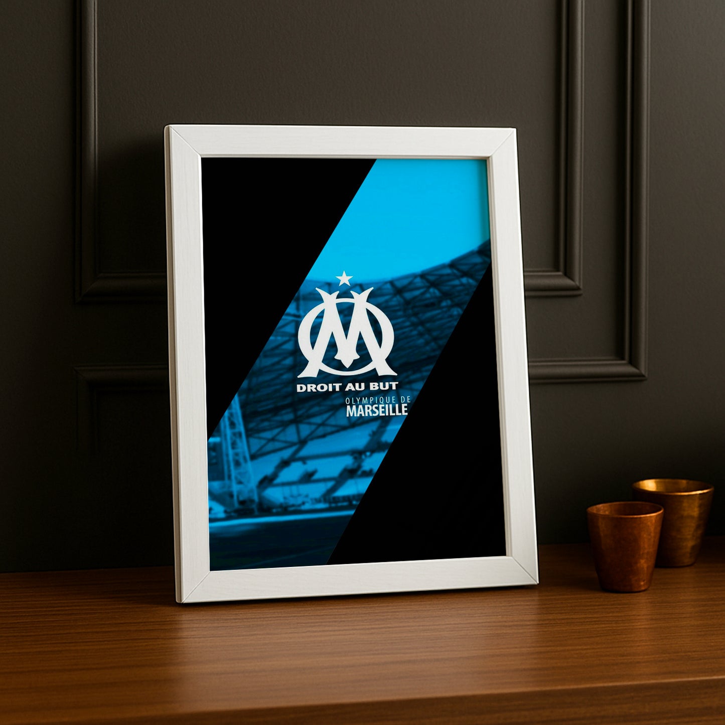 Cadre Photo Olympique de Marseille - Aesthetic