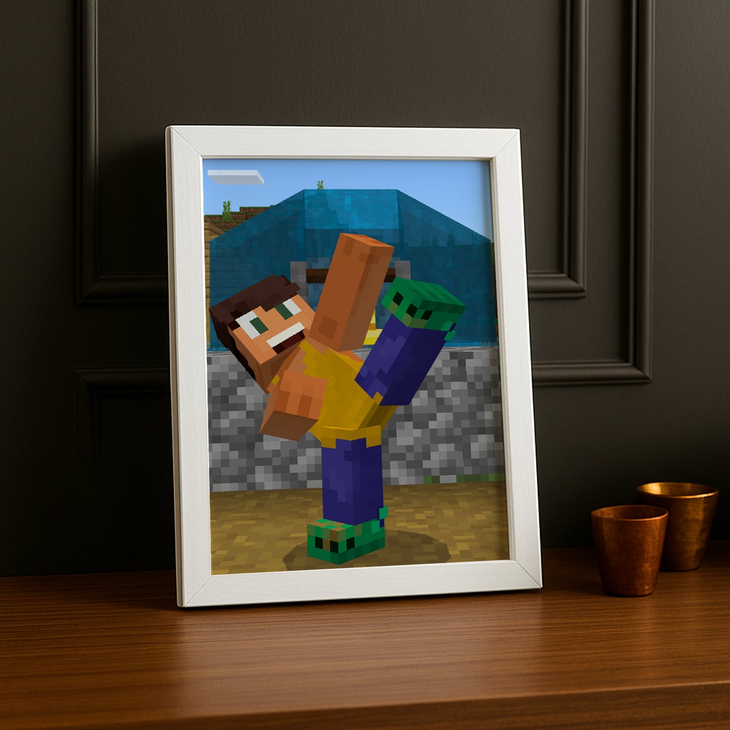Cadre photo Minecraft - Crocs