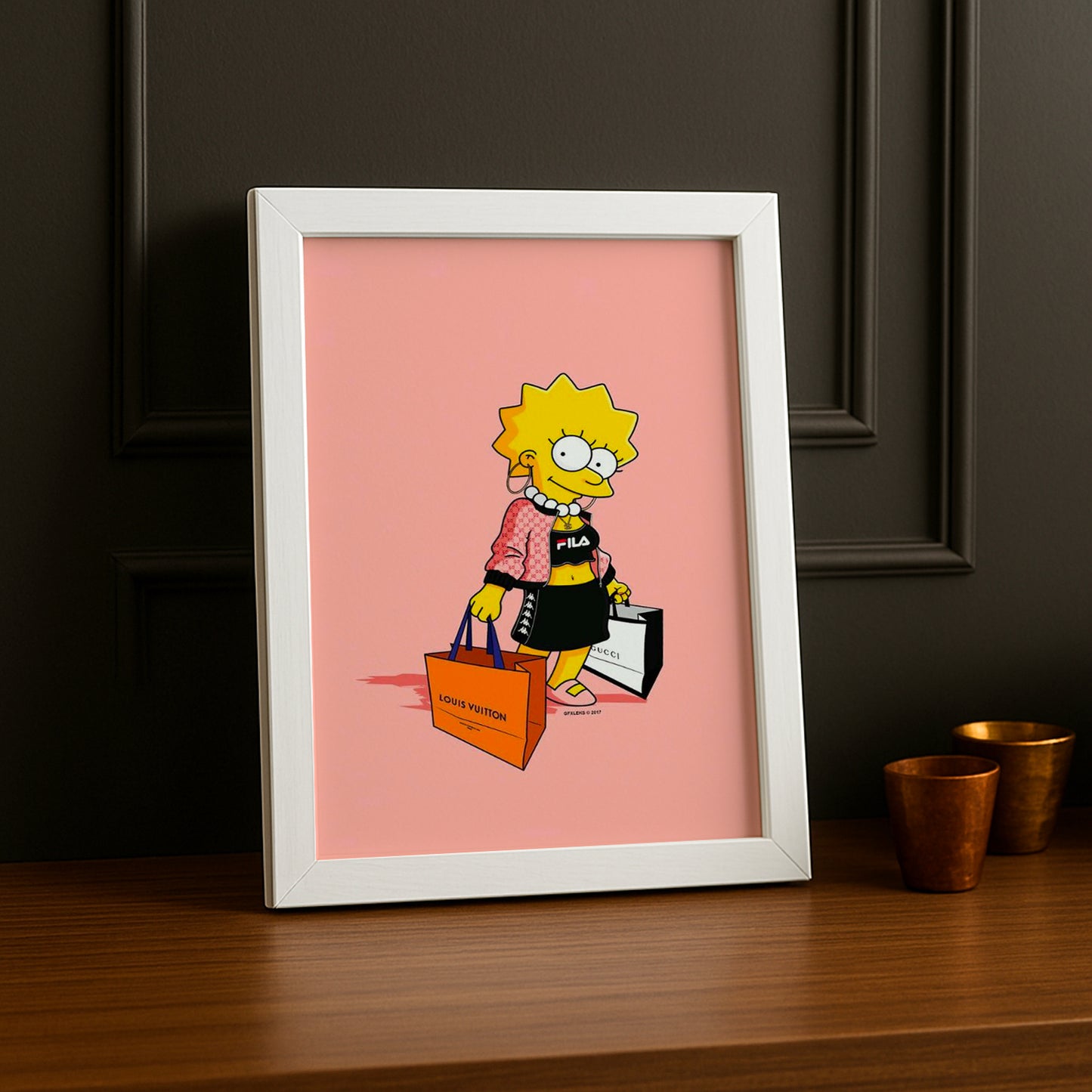 Cadre Photo Les Simpsons - Lisa Simpson Luxury Bag