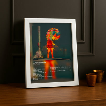 Cadre photo Album La fête est finie Orelsan