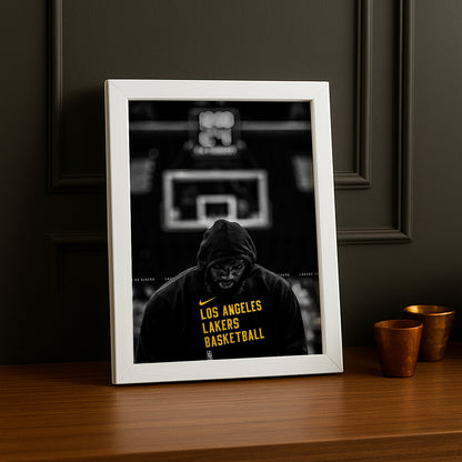 Cadre photo NBA - Lebron James Los Angeles Lakers