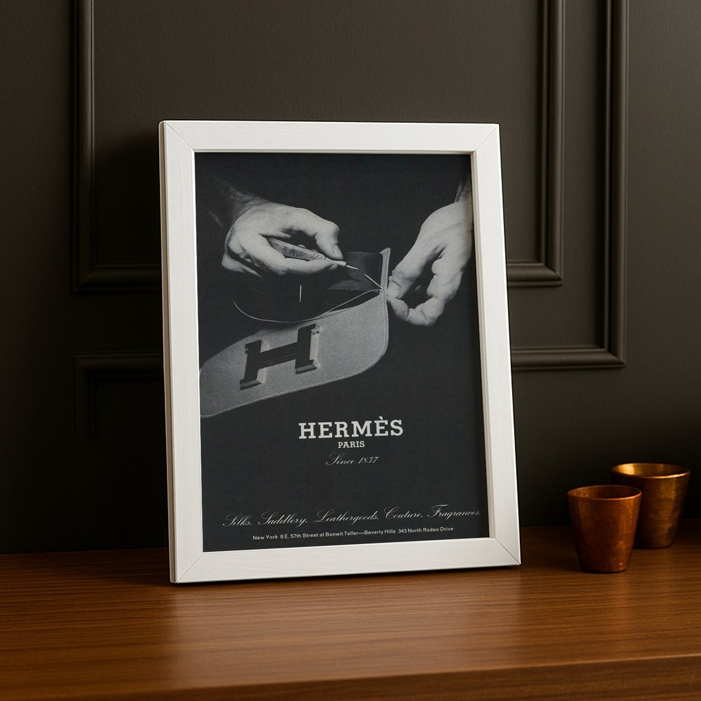 Cadre photo Hermès - Paris Since 1837