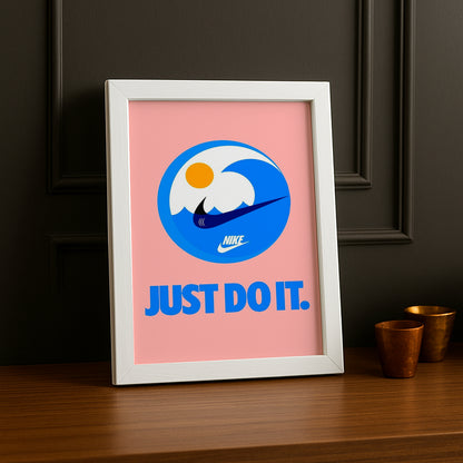 Cadre Photo Nike - Just Do It Fleurs