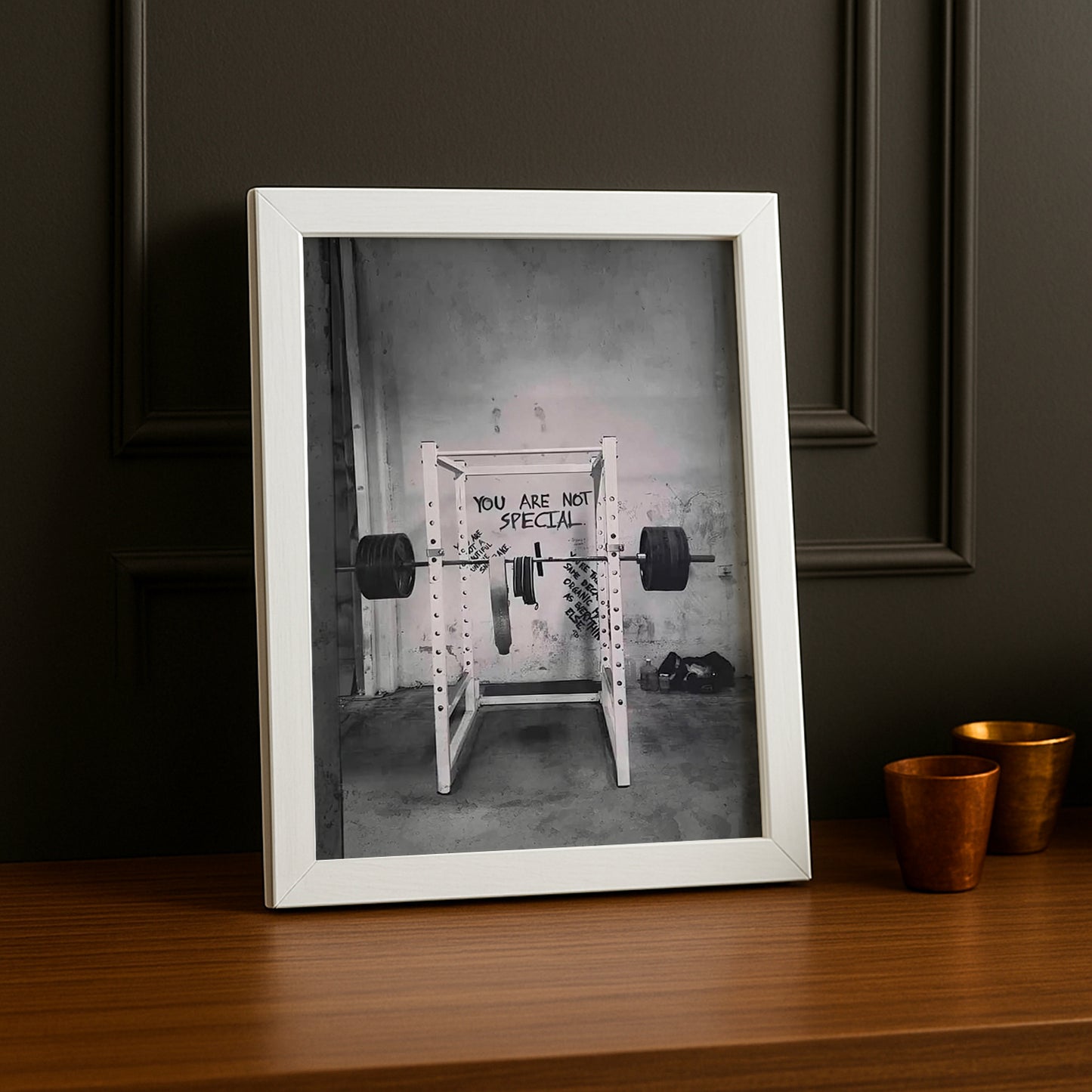 Poster Photo Musculation - You Are Not Special