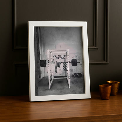 Poster Photo Musculation - You Are Not Special