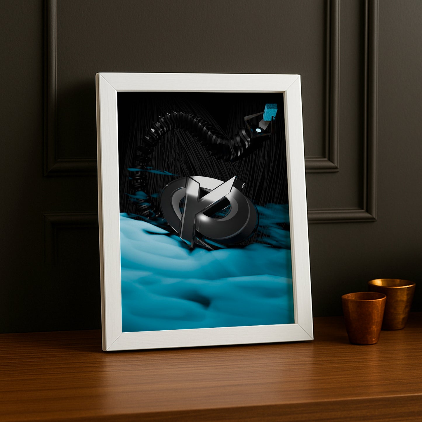 Cadre Photo Karmine Corp - Logo 3D