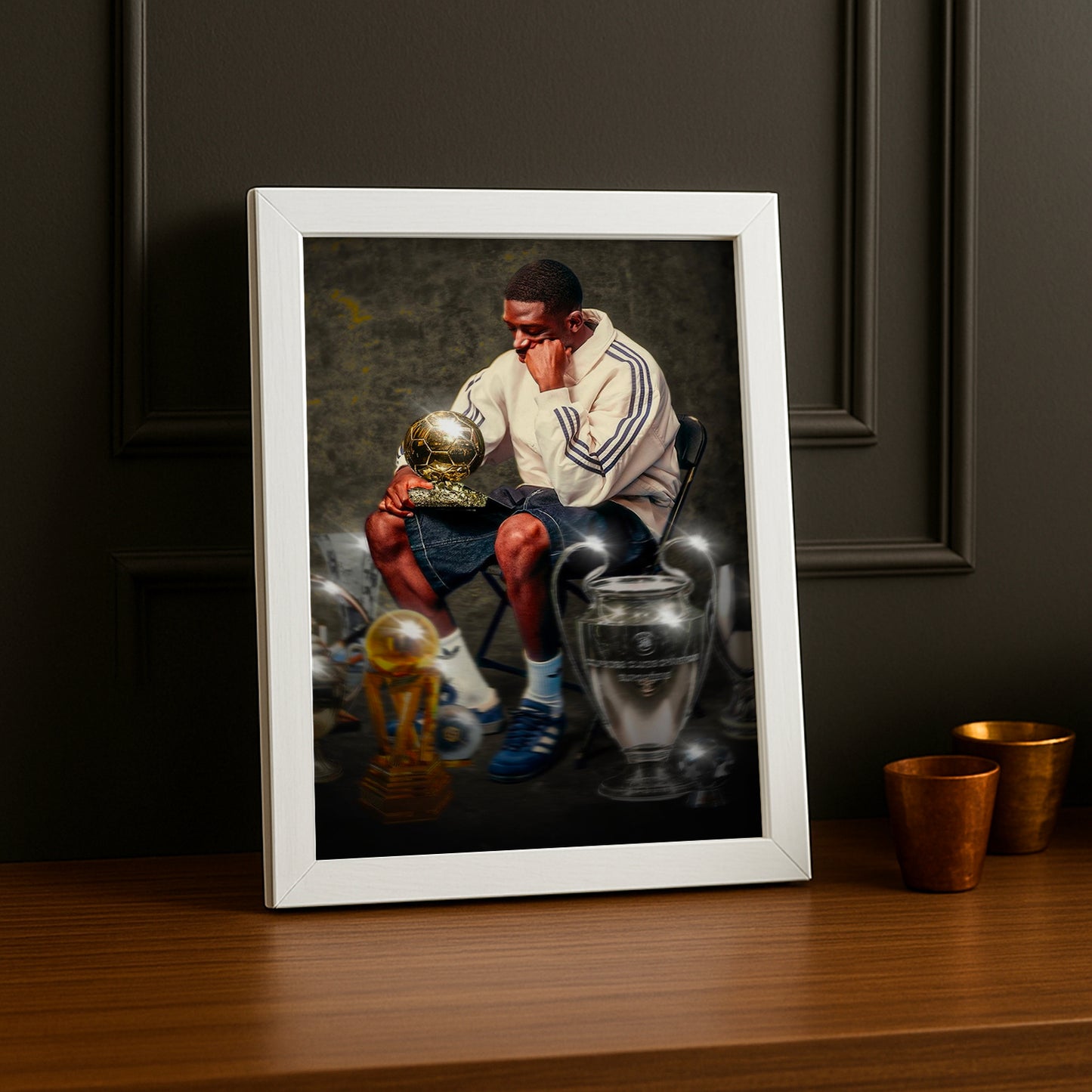 Cadre photo Ousmane Dembélé Ballon d'Or