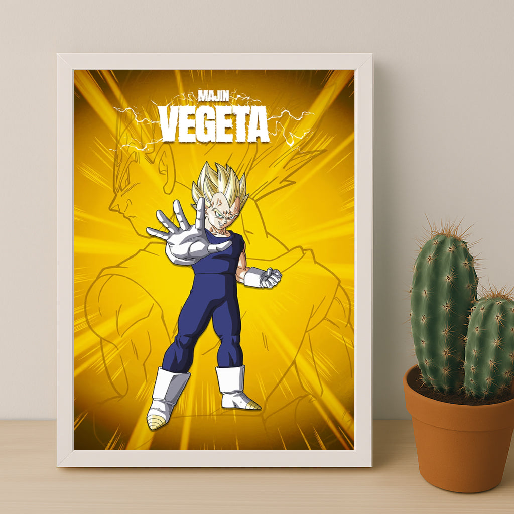 Poster Dragon Ball Z - Majin Vegeta