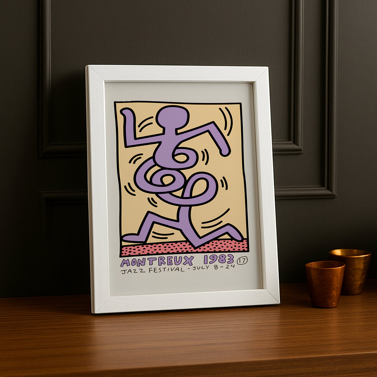 Cadre photo Keith Haring