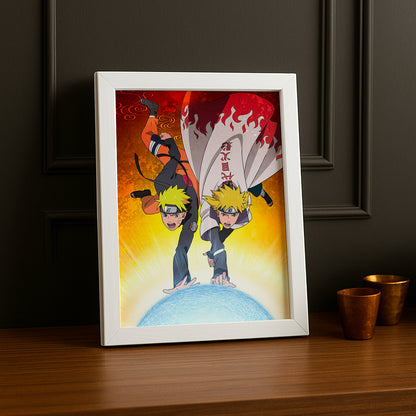 Cadre Photo Naruto - Father and Son