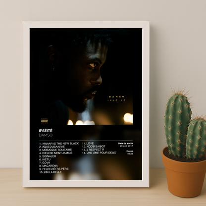 Cadre photo Ipséité Damso