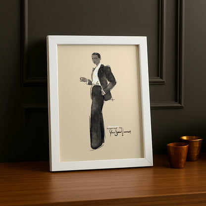 Cadre photo Yves Saint Laurent mode