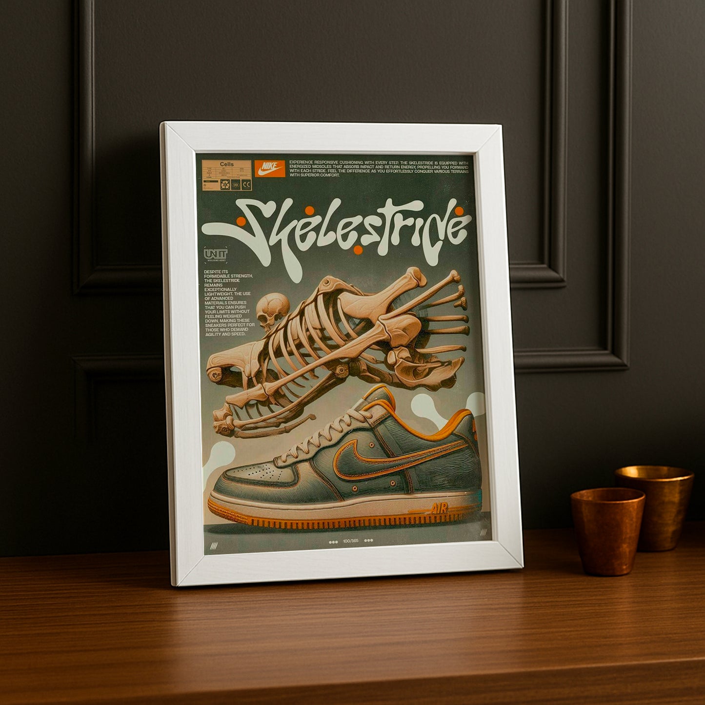 Poster Nike Air Force Skelestrine