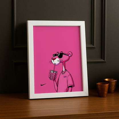 Cadre photo Panthère rose x Nike