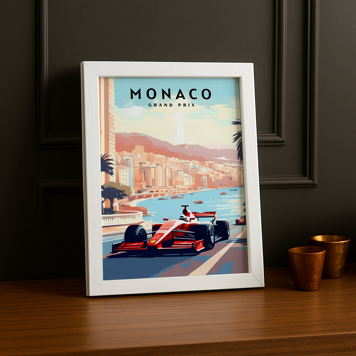Poster encadrée Formule 1 - Grand Prix de Monaco