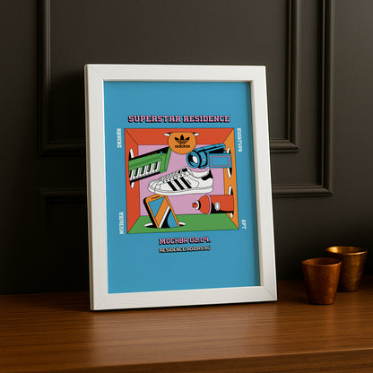 Cadre photo Adidas - Superstar Residence