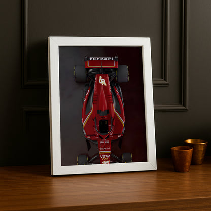 Poster encadrée Formule 1 - Ferrari