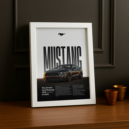 Poster Voitures - Ford Mustang 2015