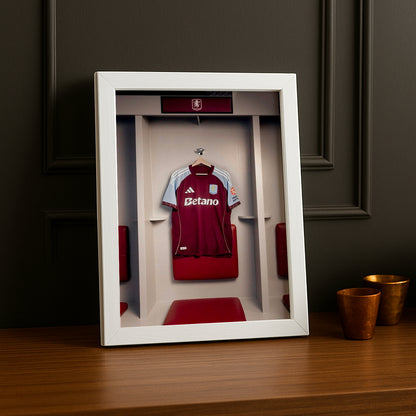 Cadre photo - Maillot Aston Villa 25-26