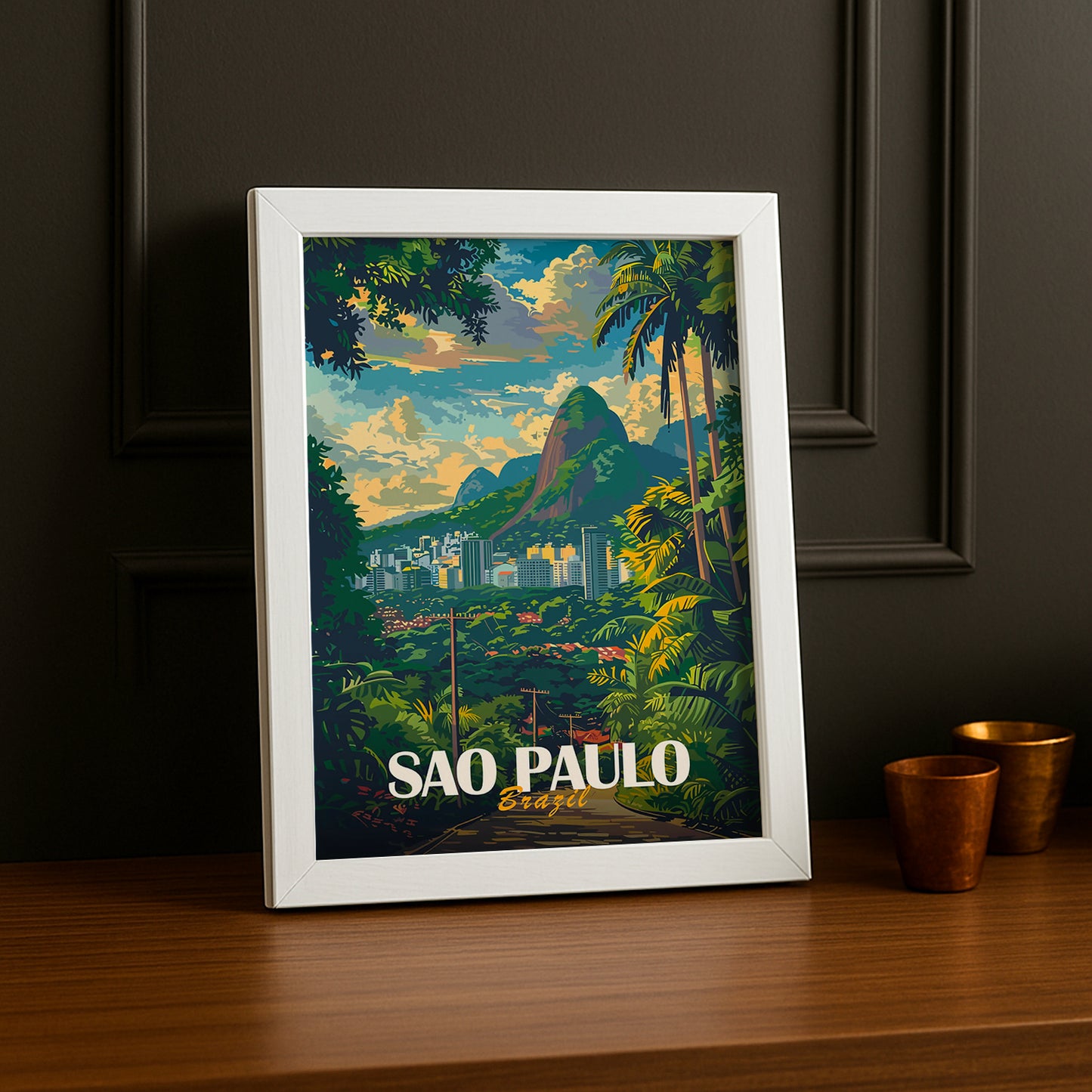 Cadre photo Sao Paulo Brazil