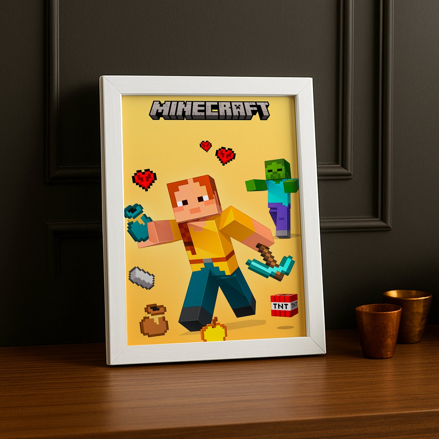 Cadre photo Minecraft - Bundles of Bravery