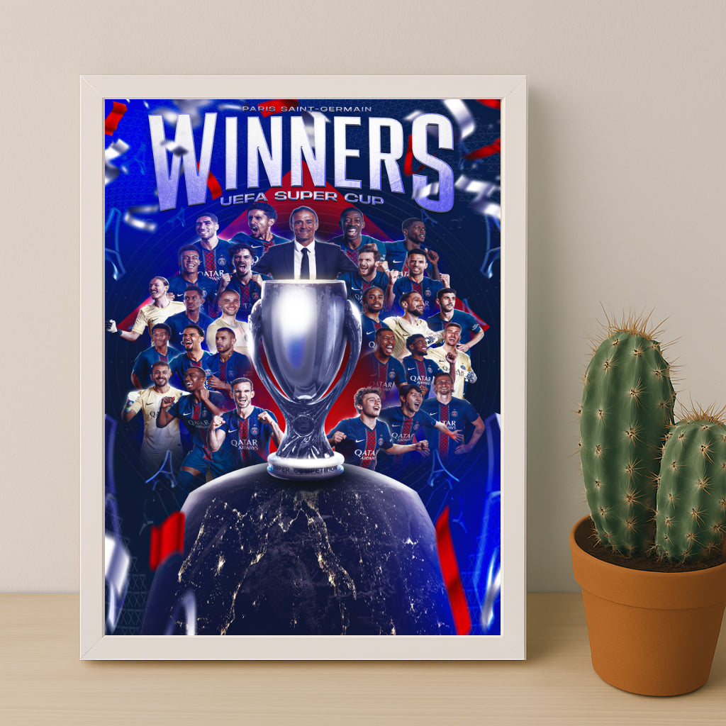 Poster Paris Saint-Germain UEFA Super Cup