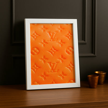 Cadre photo Louis Vuitton orange