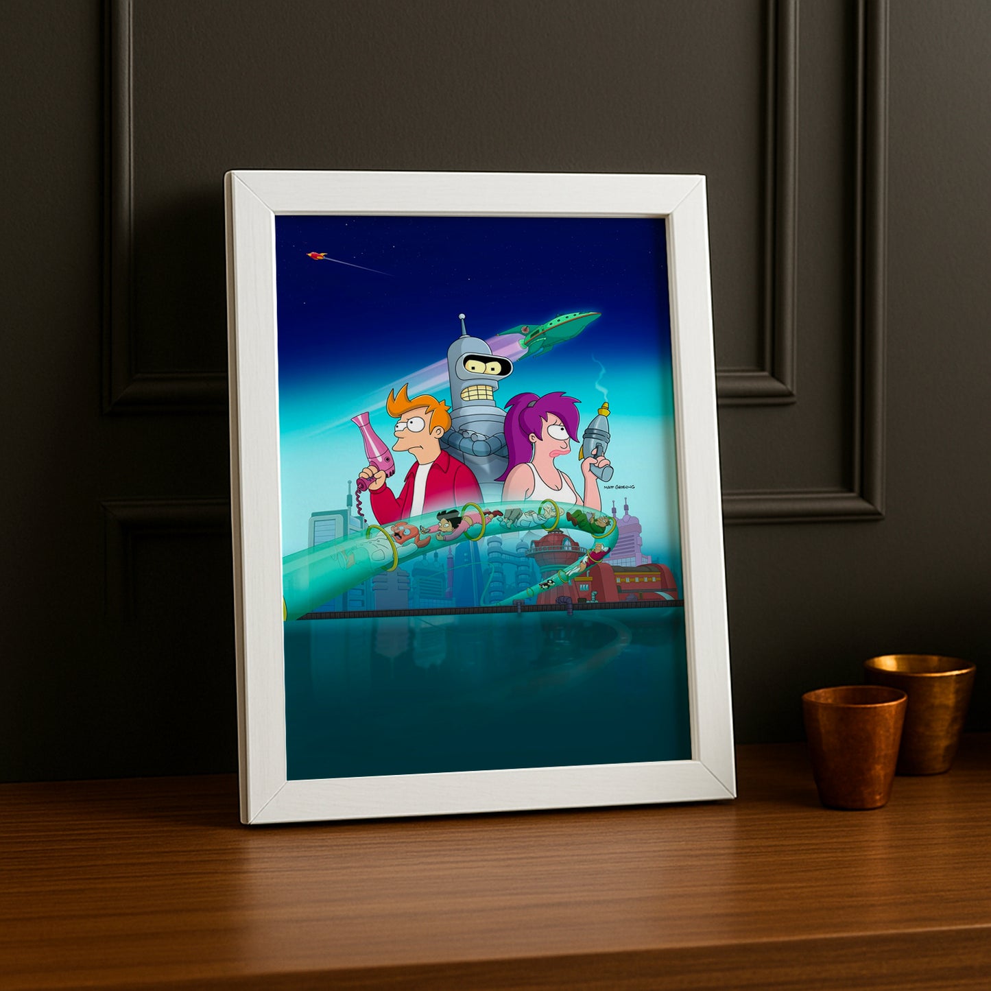 Cadre Photo Futurama - City