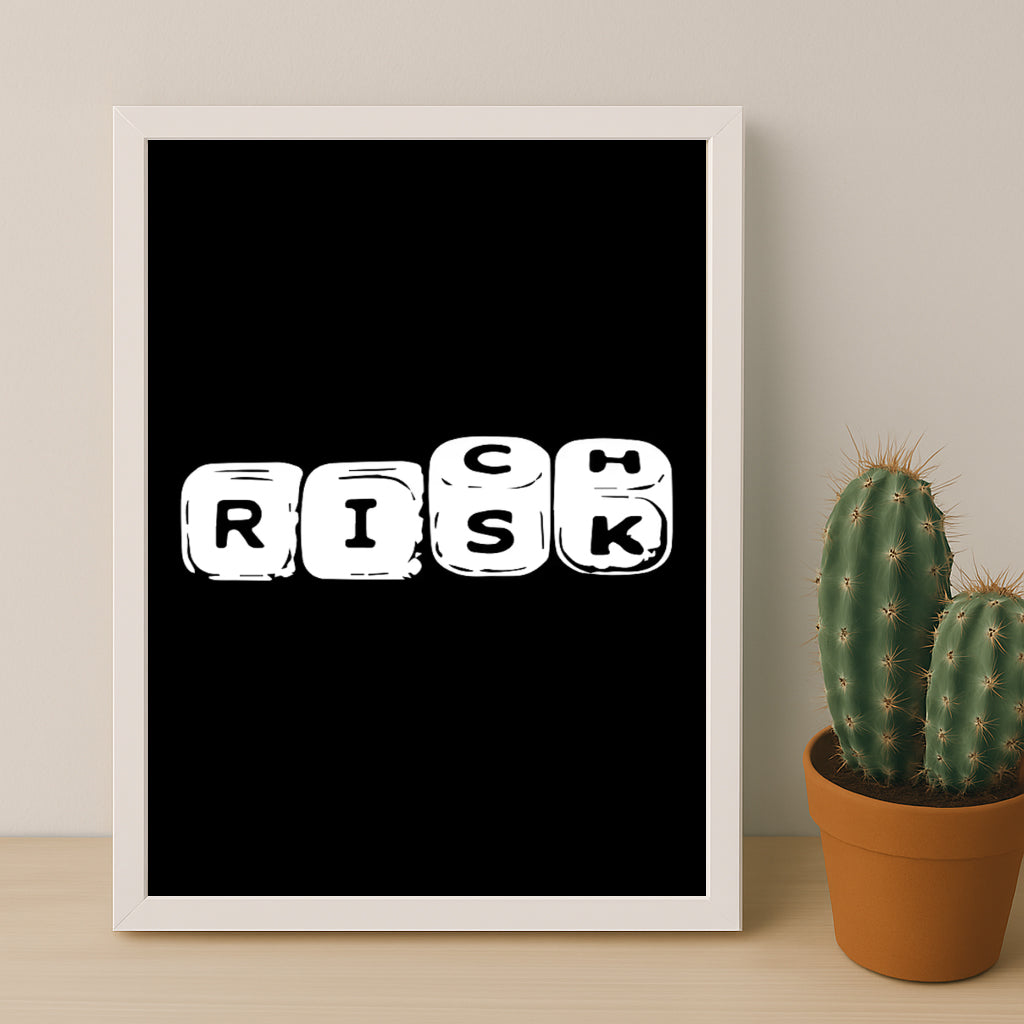 Cadre photo Motivation - Risk, Rich