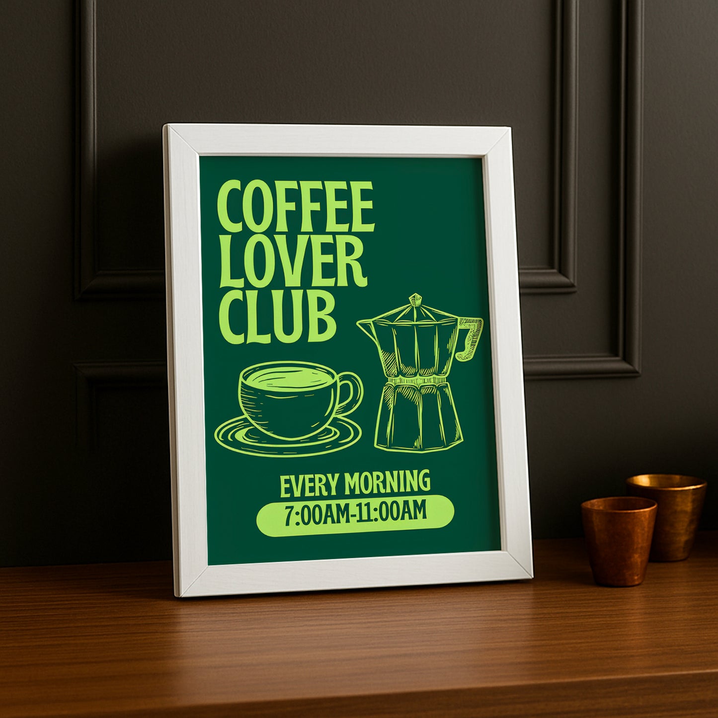 Cadre photo Coffee Lover - Every Morning