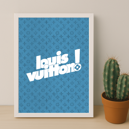 Cadre photo Louis Vuitton Blue