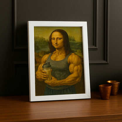 Cadre Photo Musculation - La Joconde Go Muscu