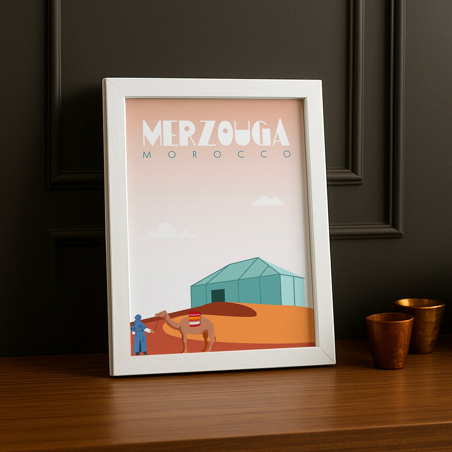 Maroc Merzouga - Cadre photo