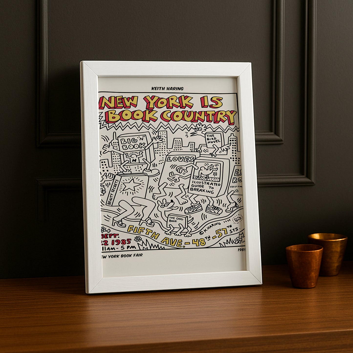 Cadre photo Keith Haring