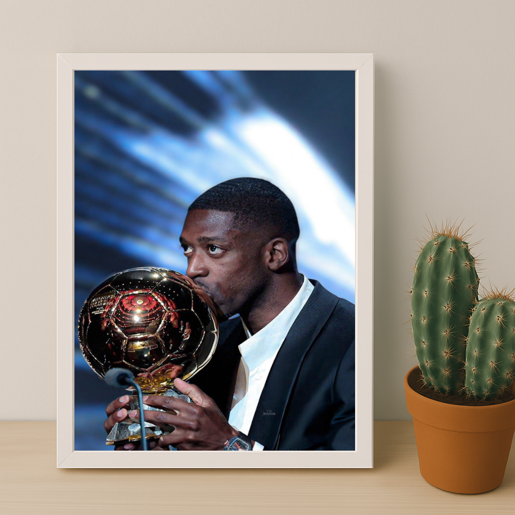 Cadre photo Ousmane Dembélé Ballon d'Or 2025