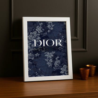 Cadre photo Dior Blue Flowers