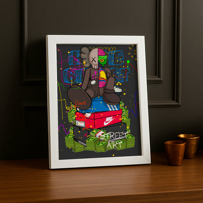 Poster Kaws street art