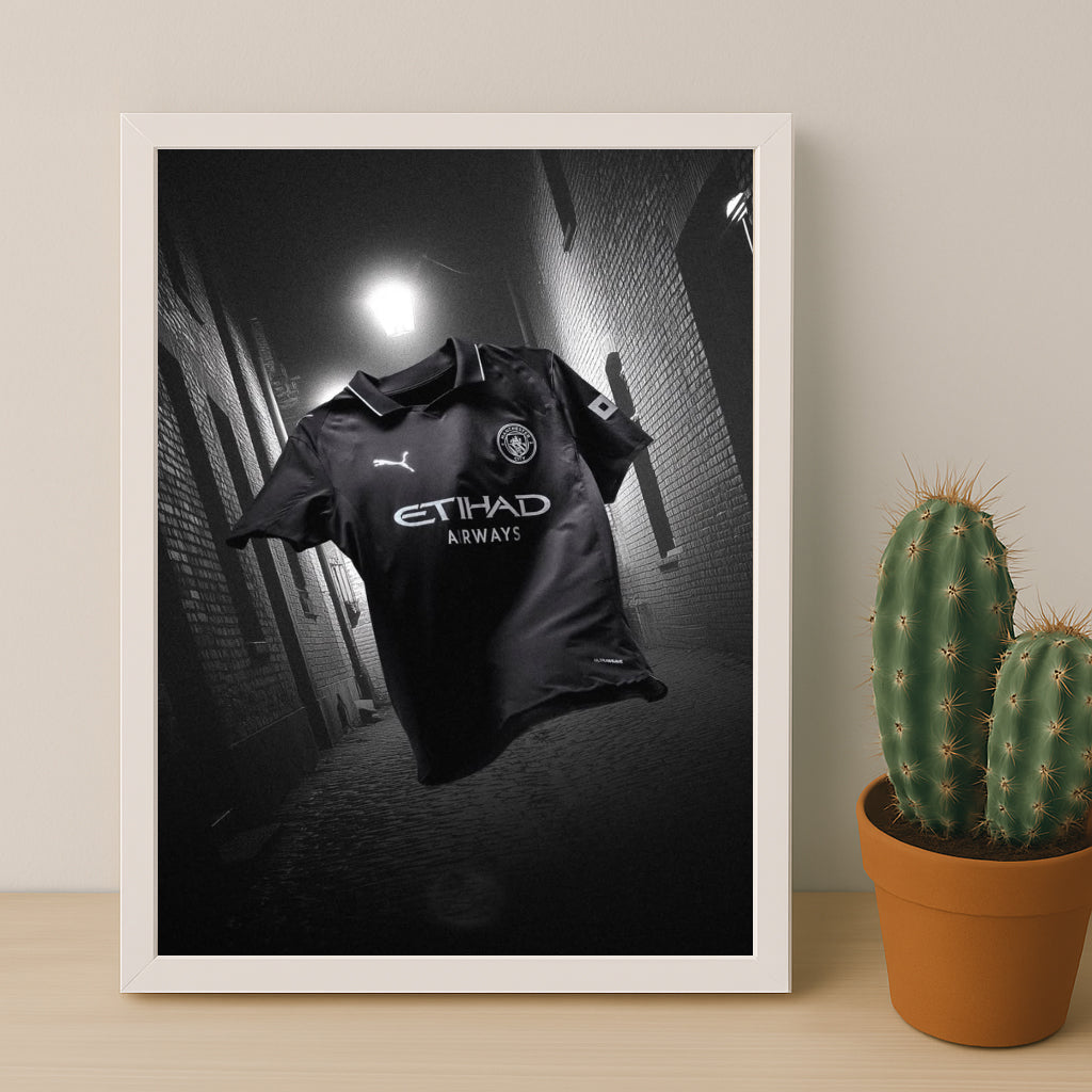 Cadre photo - Maillot Manchester City Extérieur 25-26