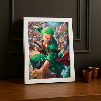 Cadre photo Zoro One Piece