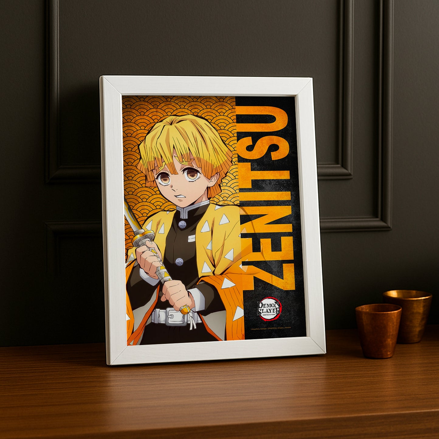 Cadre Photo Demon Slayer - Zenitsu