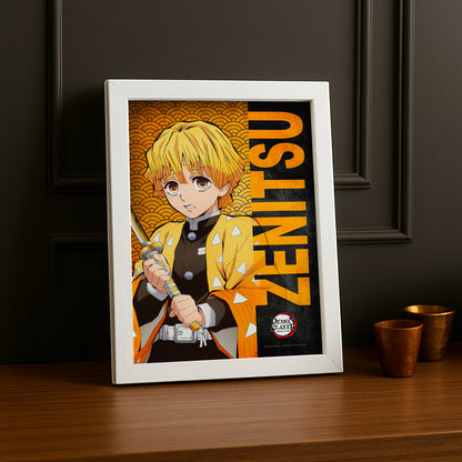 Cadre Photo Demon Slayer - Zenitsu