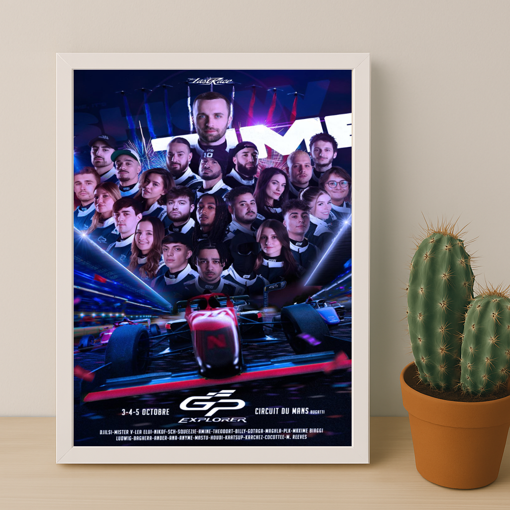 Poster encadrée GP Explorer - The Last Race