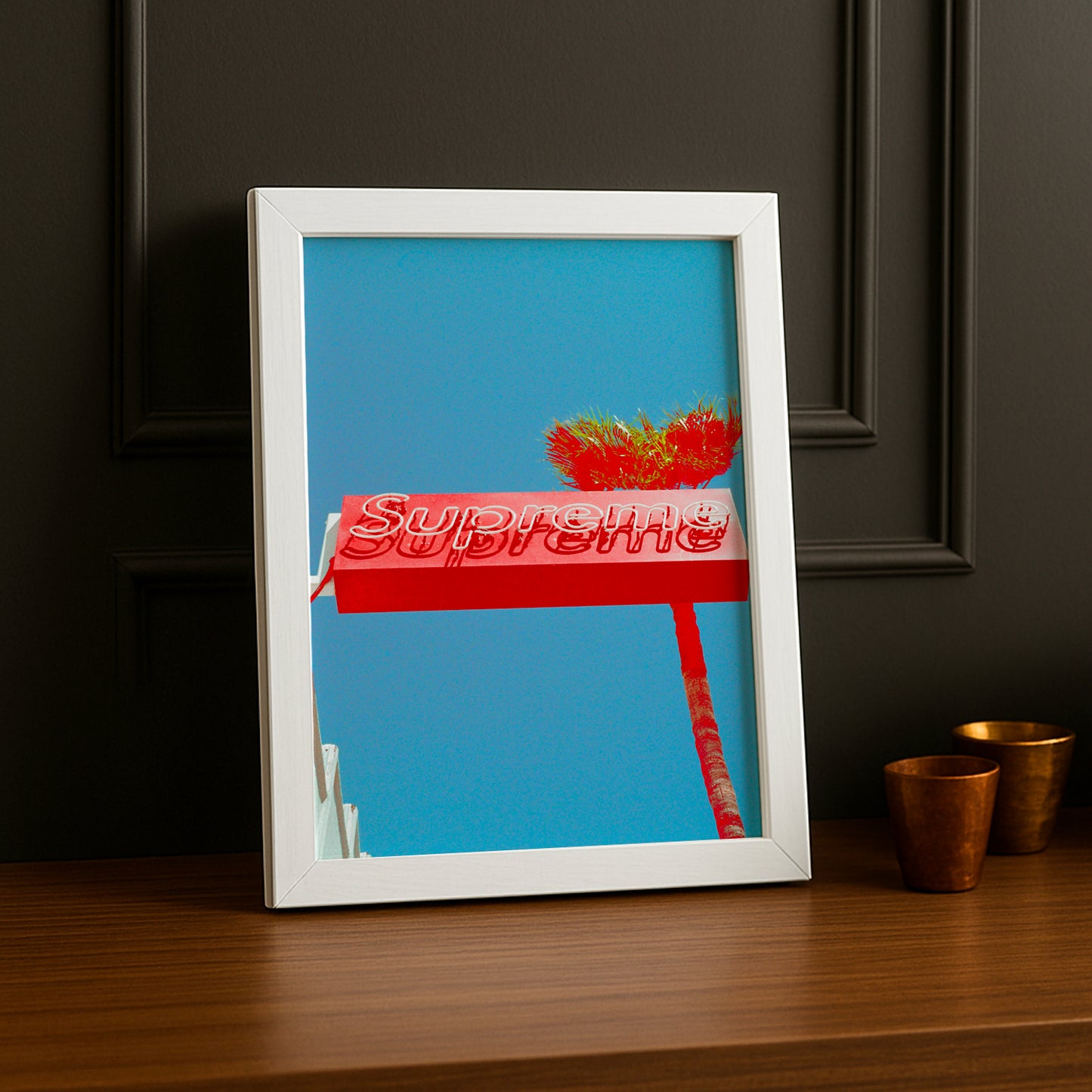 Poster Supreme - Devanture Rouge