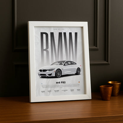 Cadre photo BMW M4 F82