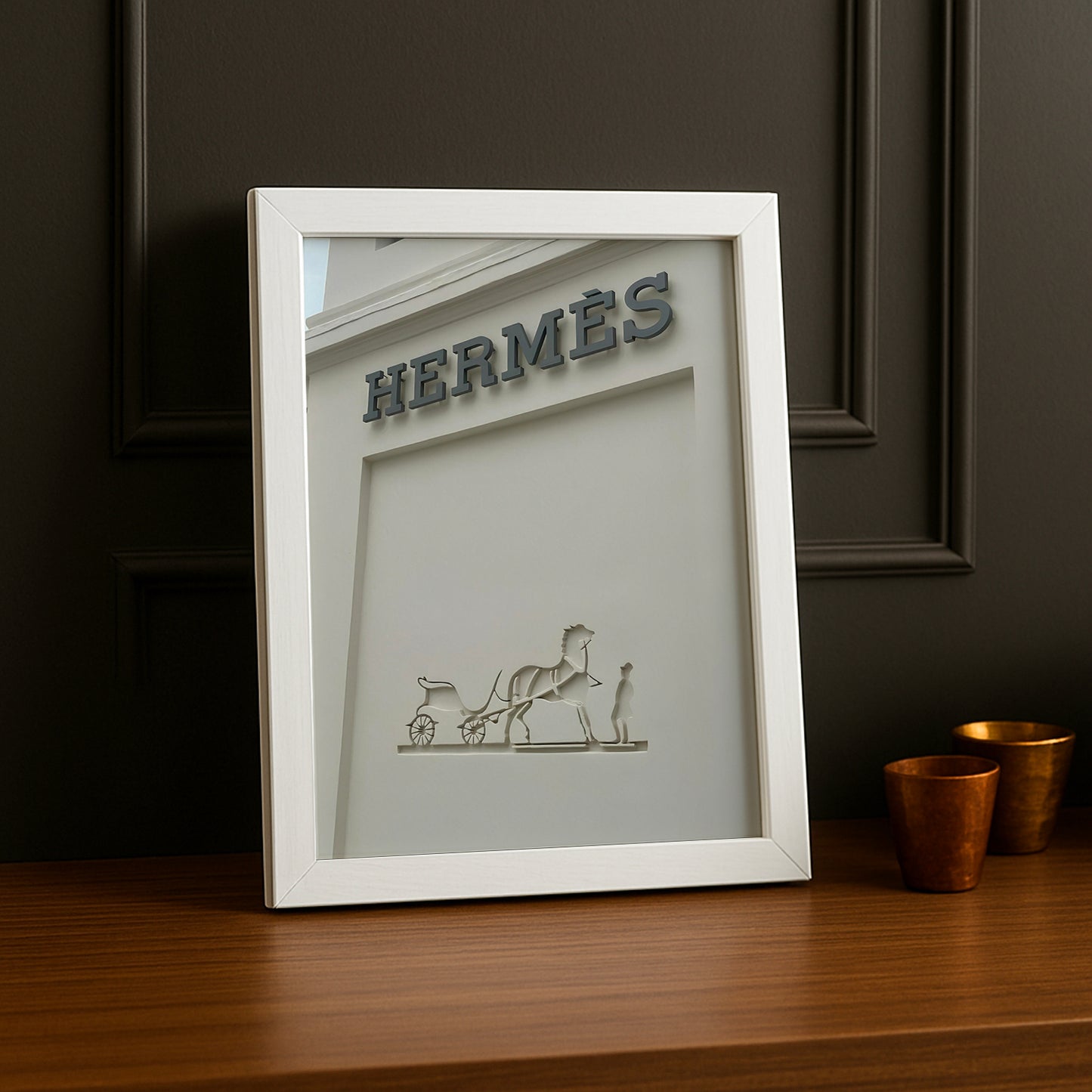 Cadre photo Hermès - Devanture