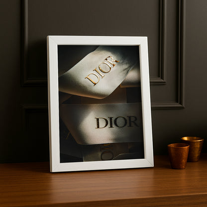 Cadre photo Dior Ruban dorée
