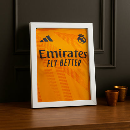 Cadre photo Maillot de Real Madrid extérieur