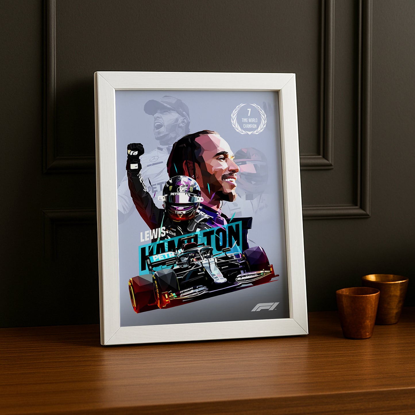 Cadre photo Lewis Hamilton Formule 1